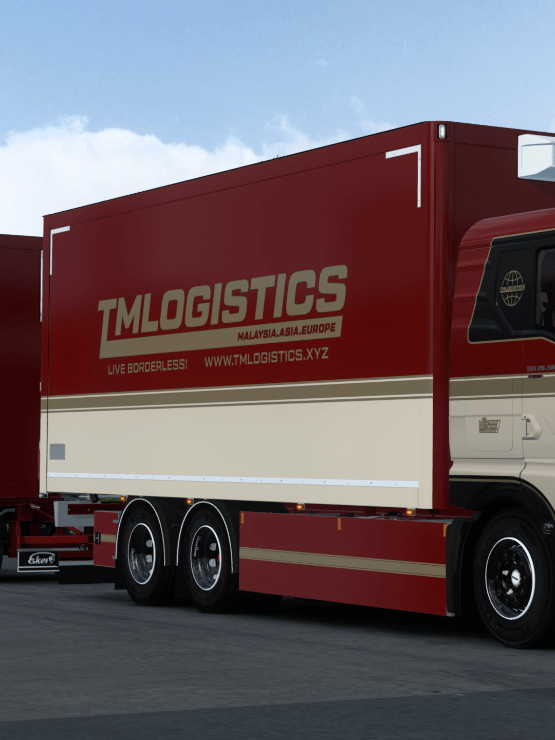 ETS2 - MAN TGX 2020 GN, GM, GX + Multicolor Skin (Gloss & matte color) for SCS & New RIGID & Trailer by KAST product image (5)