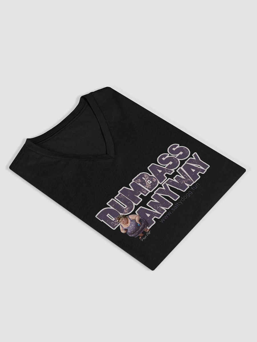 Dumbass Anyway V Neck Ladies Tee product image (44)