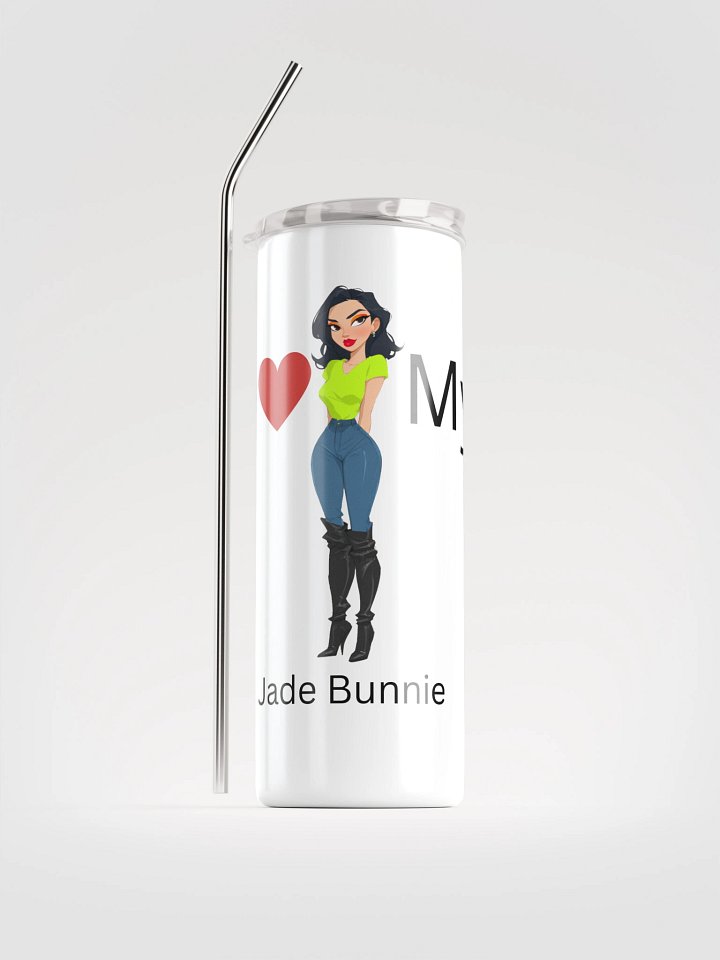 I ❤️ My Jade Bunnie Stainless Steel Tumbler product image (1)