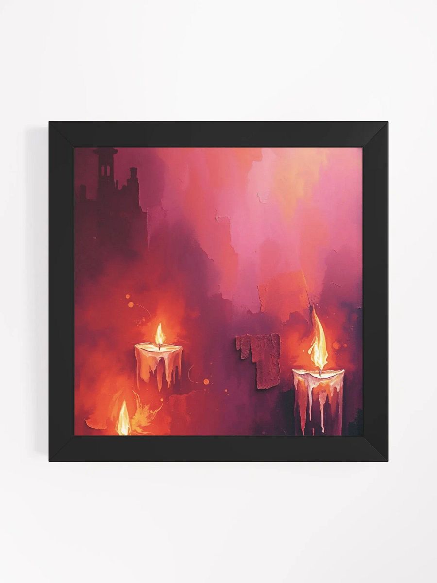 Abstract Candlelit Framed Print product image (26)