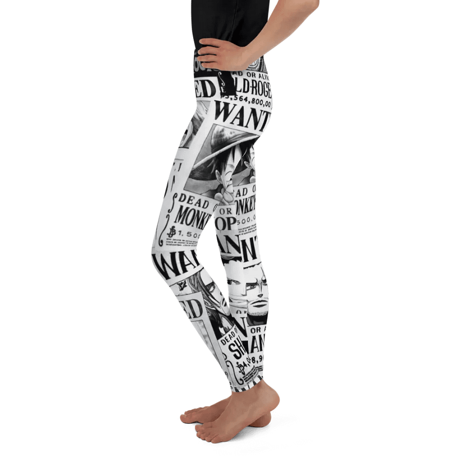 Kids Leggings – Wanted Poster Print for Bold & Adventurous Style product image (9)