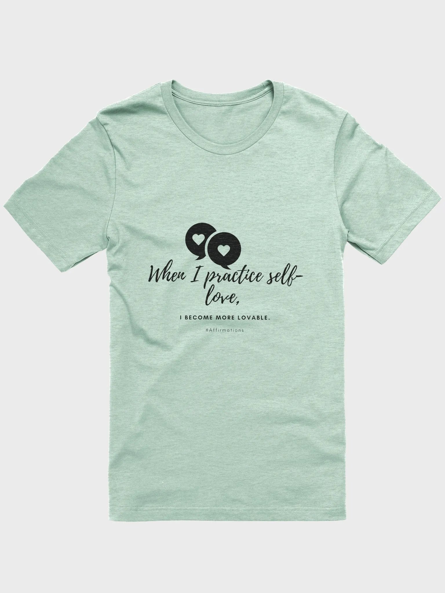When I practice self love Dark Unisex Super soft T-Shirt product image (4)