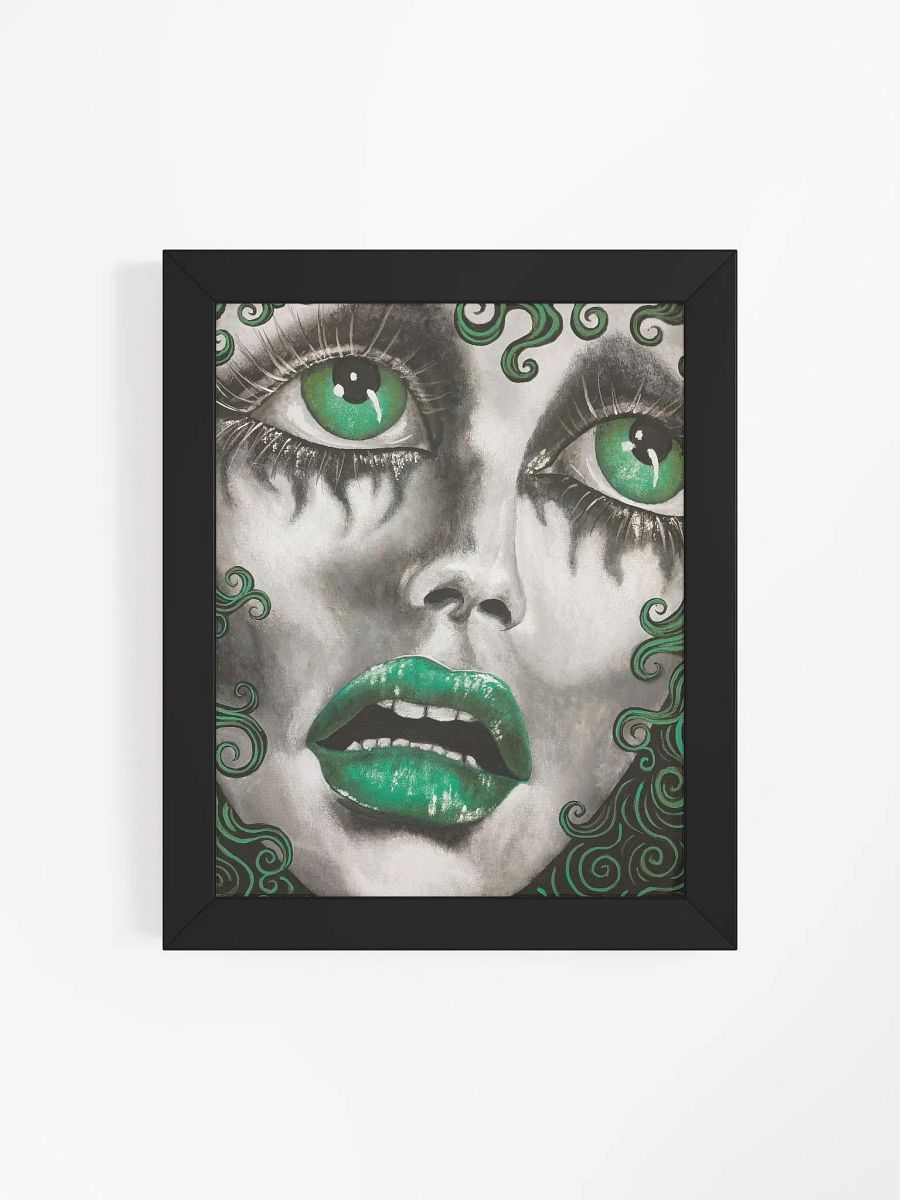 Fayette in green framed print product image (4)