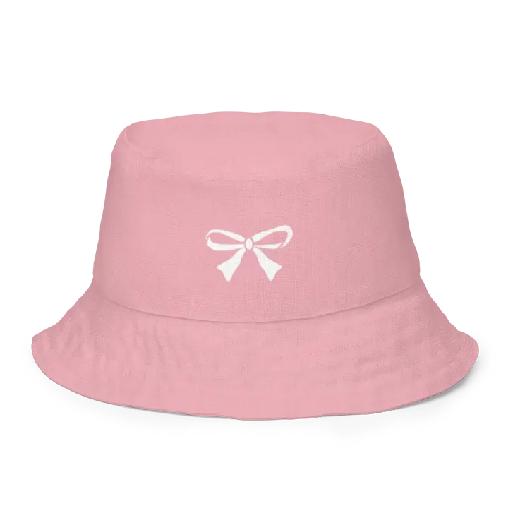 Light Summer Pink Reversible Bucket Hat product image (1)
