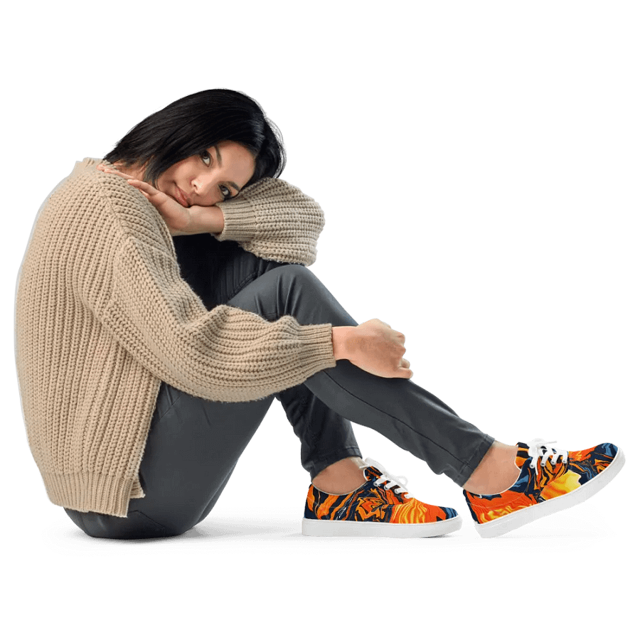 Multicoloured Fluid Motion Lace-Up Shoes product image (11)