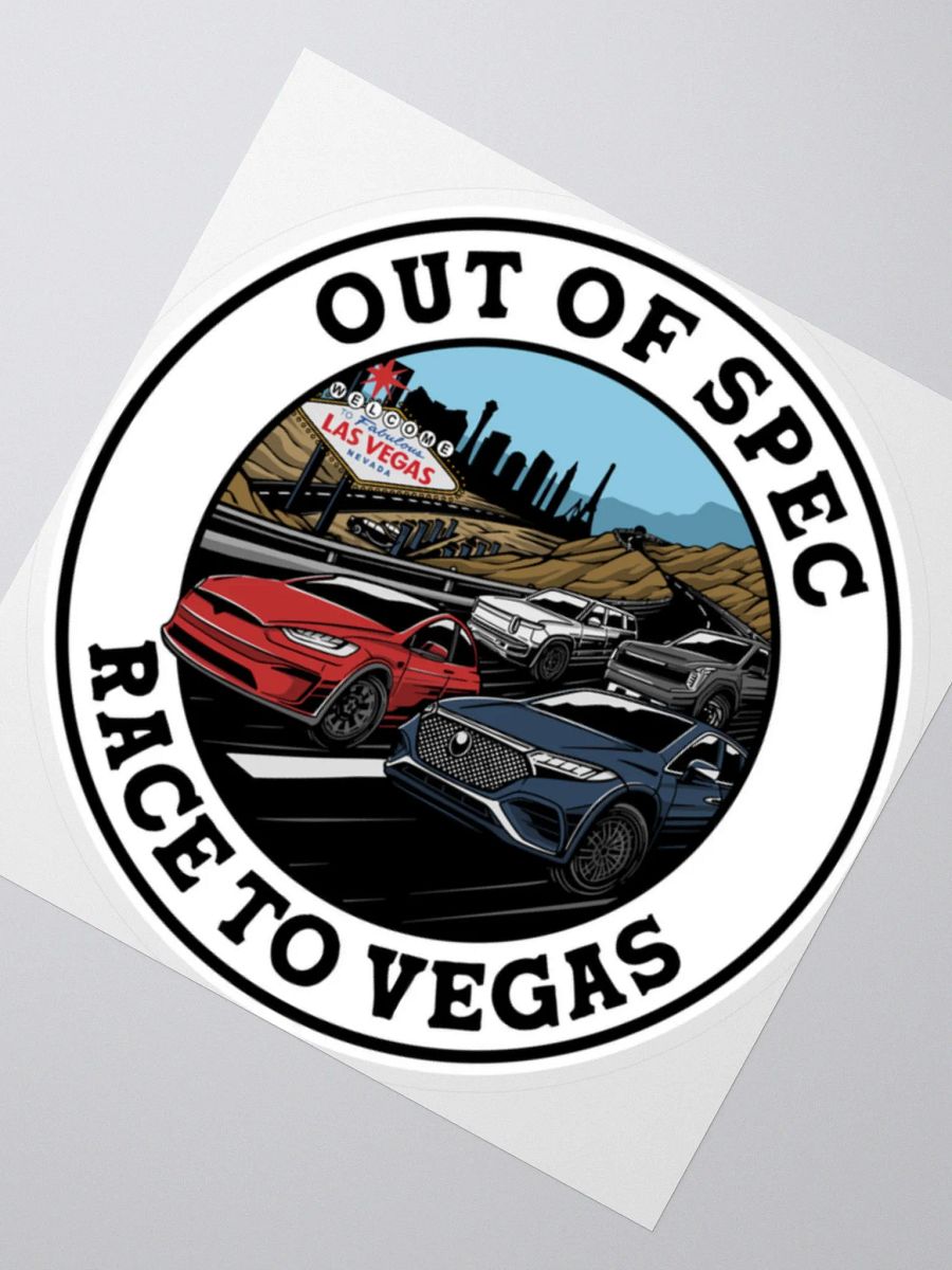 Family SUV Race to Vegas Sticker product image (3)