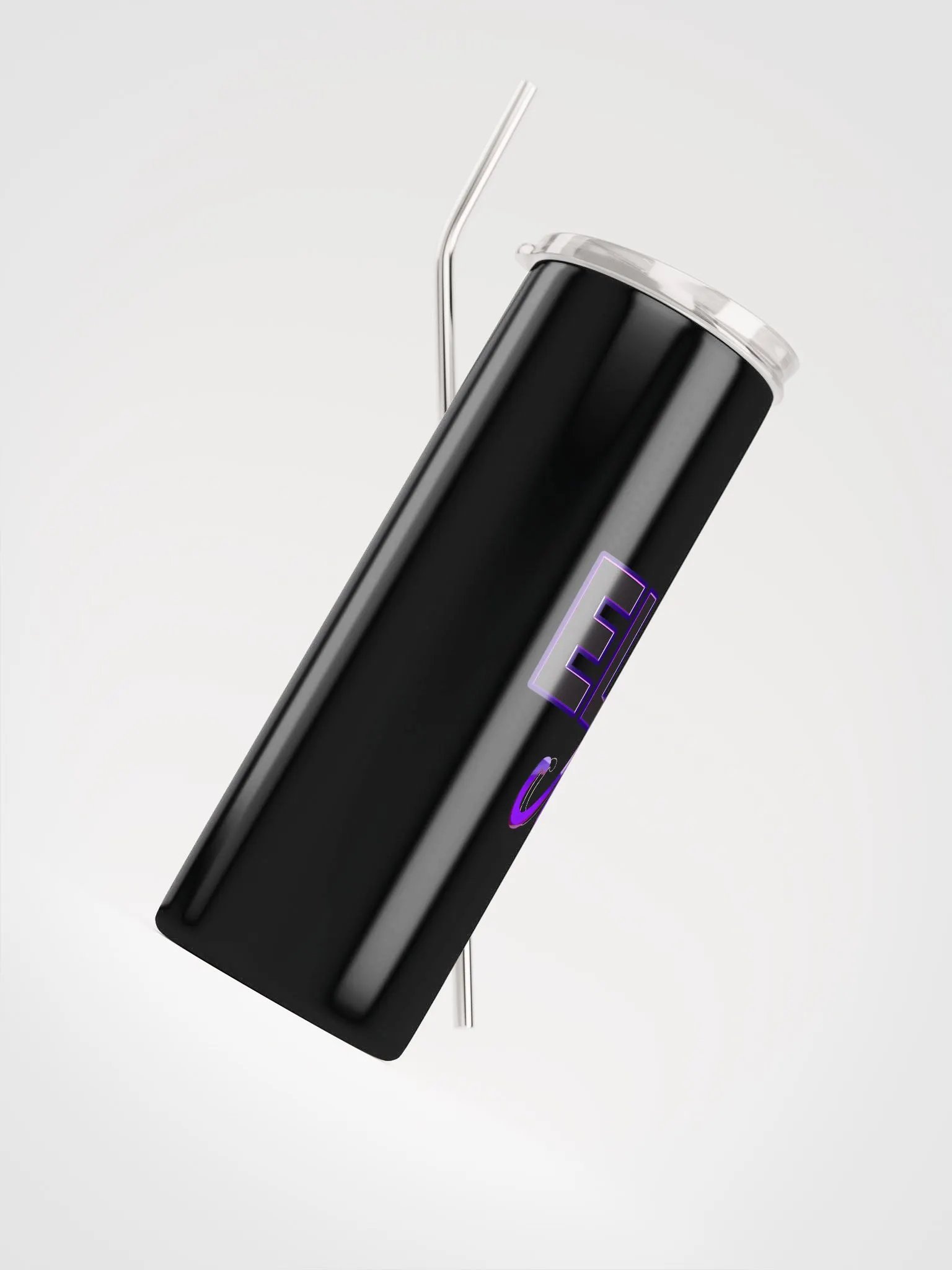 Elusivemelody Logo Tumbler w/ Metal Straw product image (4)