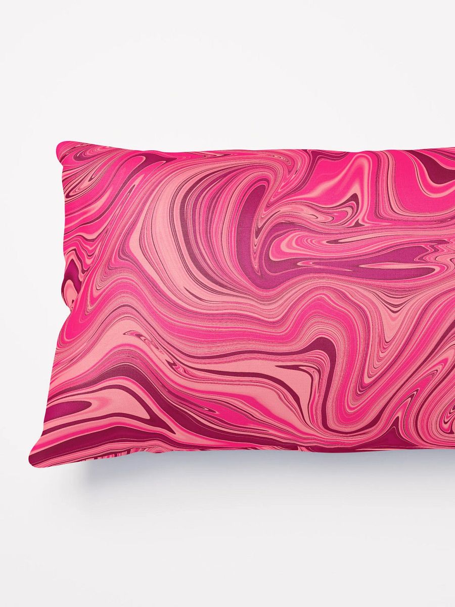 Basic Pillow - Shades of Magenta Pink Digital Fluid Art product image (3)