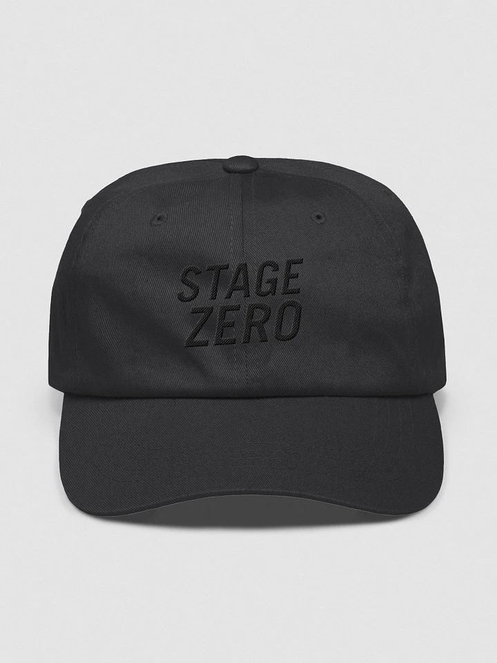 SpaceX Inspired Stage Zero Dad Hat Black on Black product image (1)