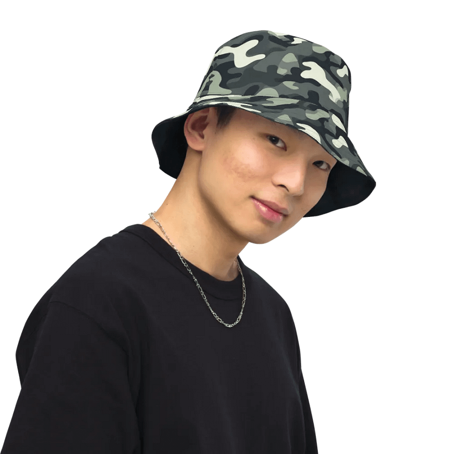 Camouflage Graphite Reversible Bucket Hat product image (1)