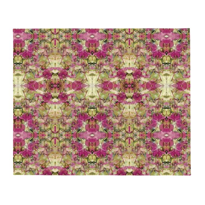 Miniaday Designs Orchid Kaleidoscope Collection Blanket product image (13)