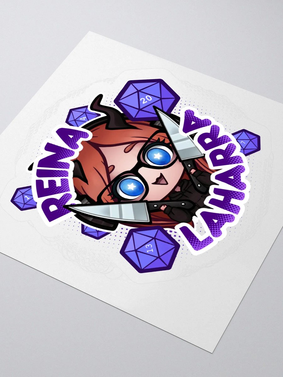 Reina Laharra Logo Sticker product image (11)