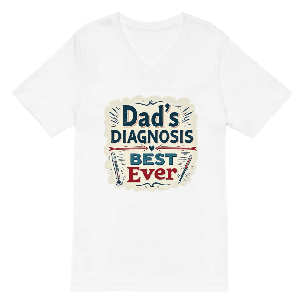 Best Ever Dad's Diagnosis v-neck Tee product image (2)
