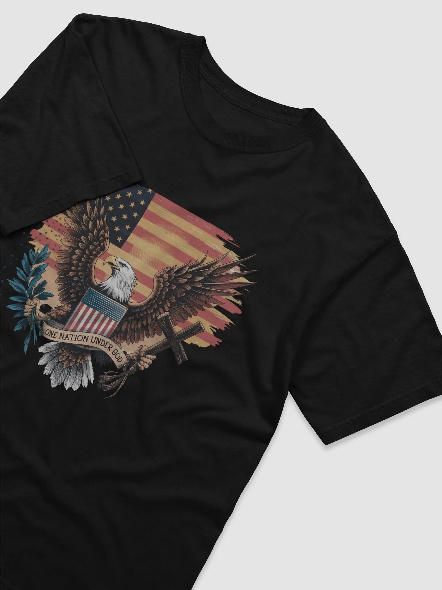 One Nation Under God Shield T-Shirt product image (3)