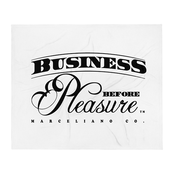Business before Pleasure 50" x 60" Blanket product image (2)