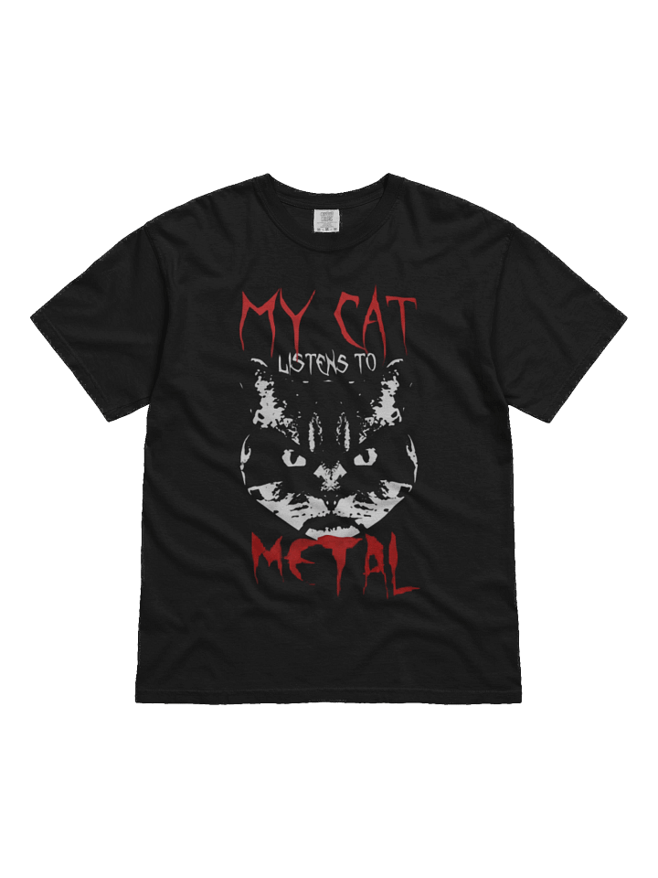 My Cat Listens To Metal Shirt product image (1)