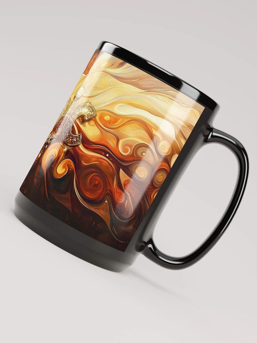 Cosmic Coffee Black Glossy Mug product image (5)