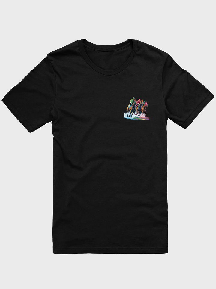 Colorful Horse Racing Derby Party T-Shirt product image (3)