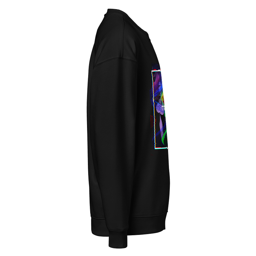 Classic RAENBOU Retro Glitch Oversized Sweatshirt product image (4)