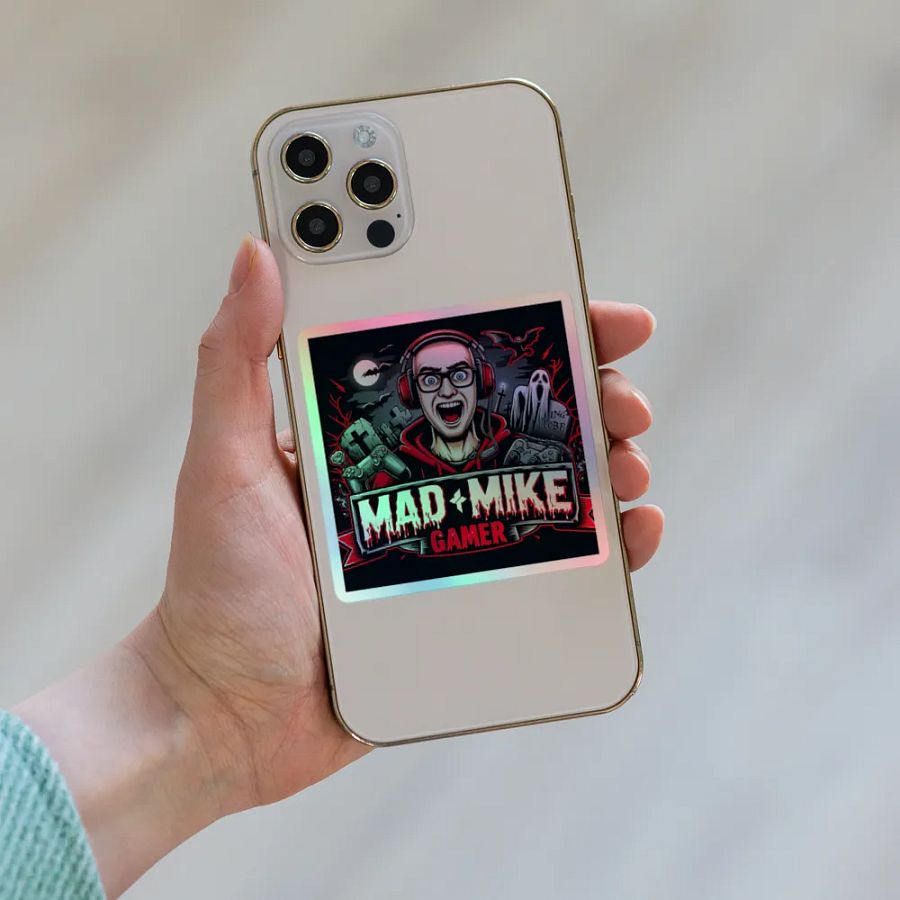 Mad Mike Gamer Holographic Sticker Sheet product image (8)