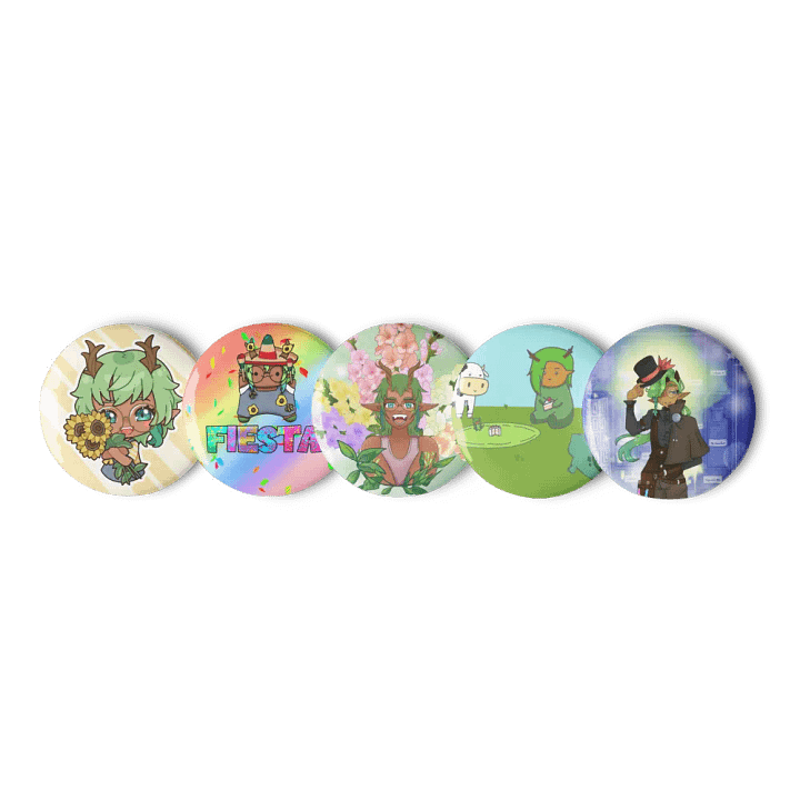 Whimsical Antlered Smiles Pin Set product image (1)