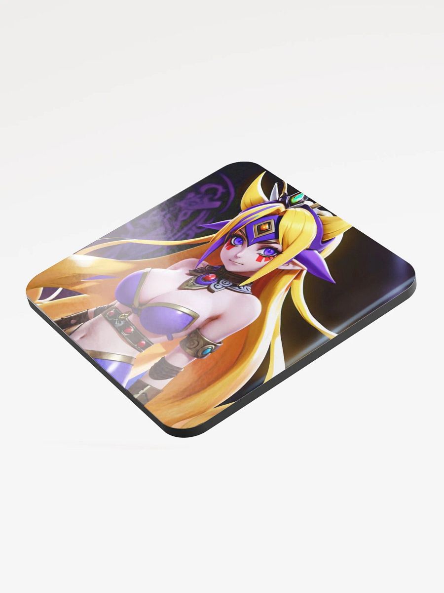 Mystical Blonde Warrior Cork Coaster product image (3)