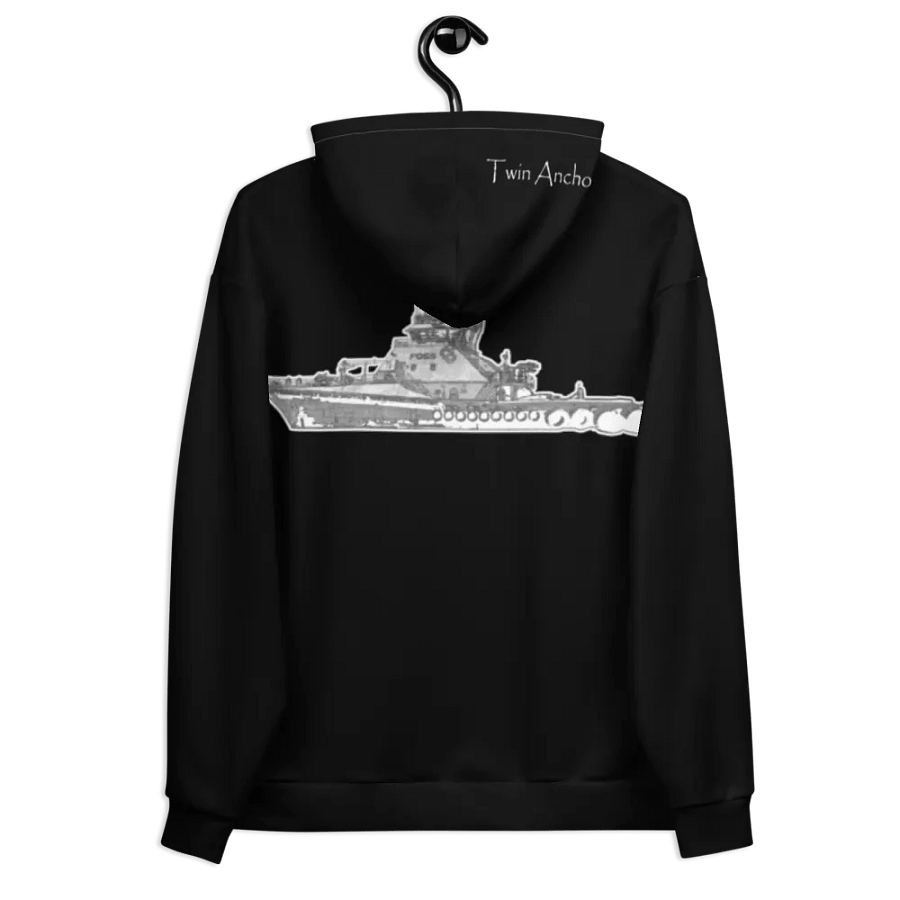 Black Foss tug Sketch Hoodie product image (9)