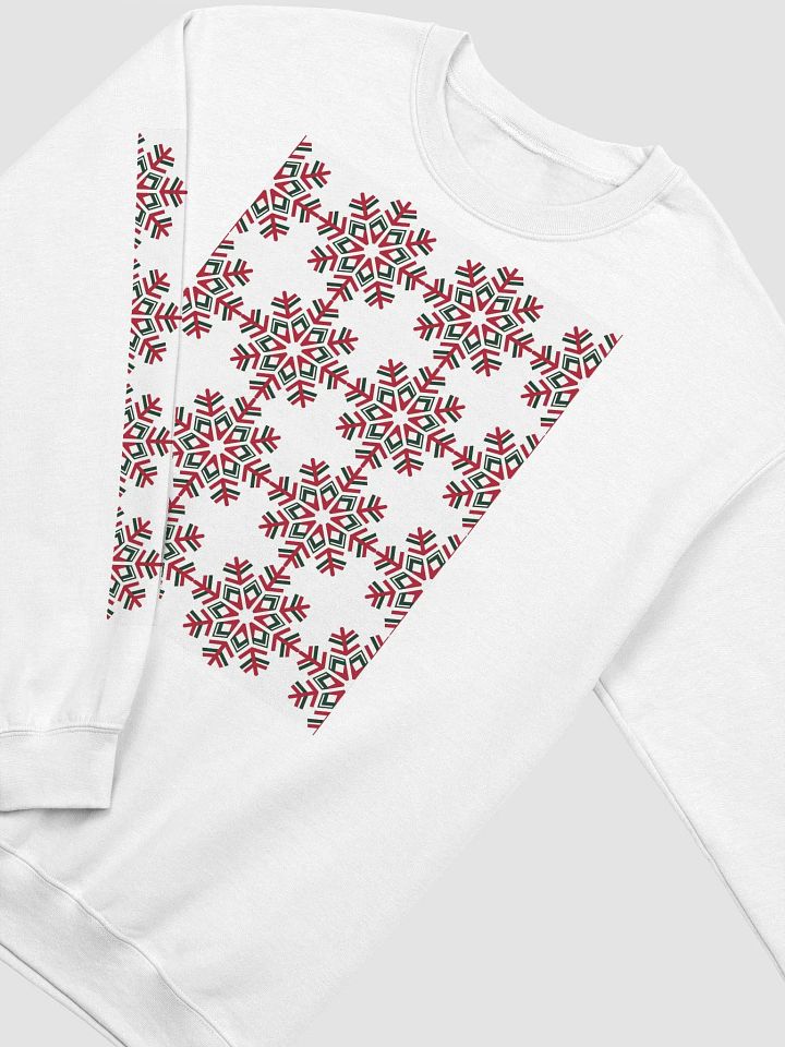 Snowflakes memorizing sweathirt product image (2)