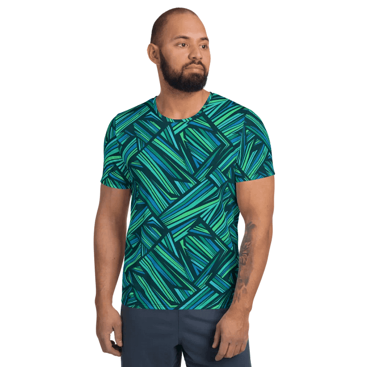 Aqua Angles | Men´s Athletic T-Shirt product image (1)