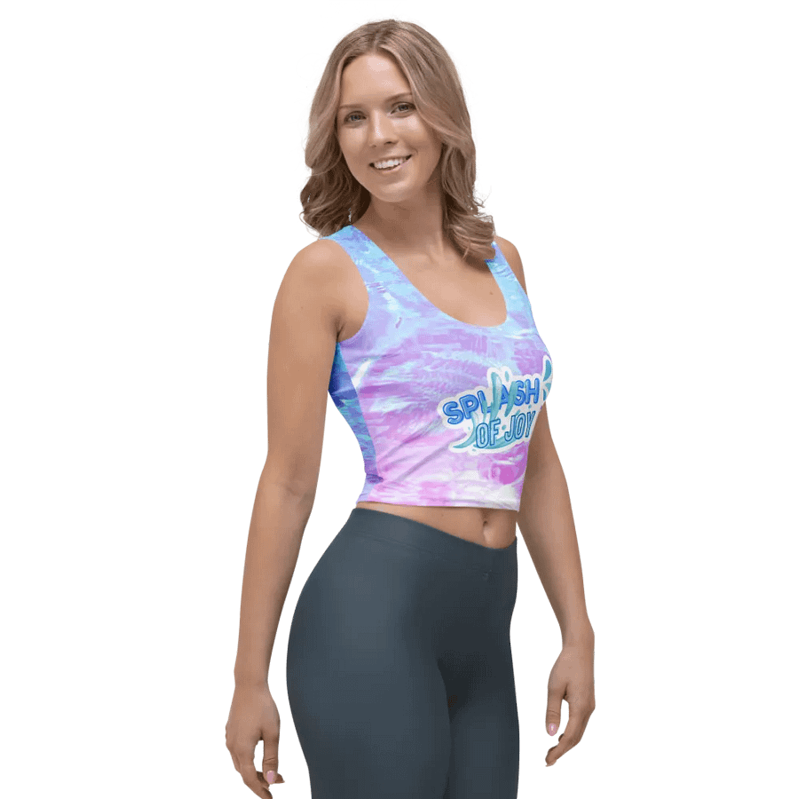 Sunset Dream All-Over Crop Top product image (4)