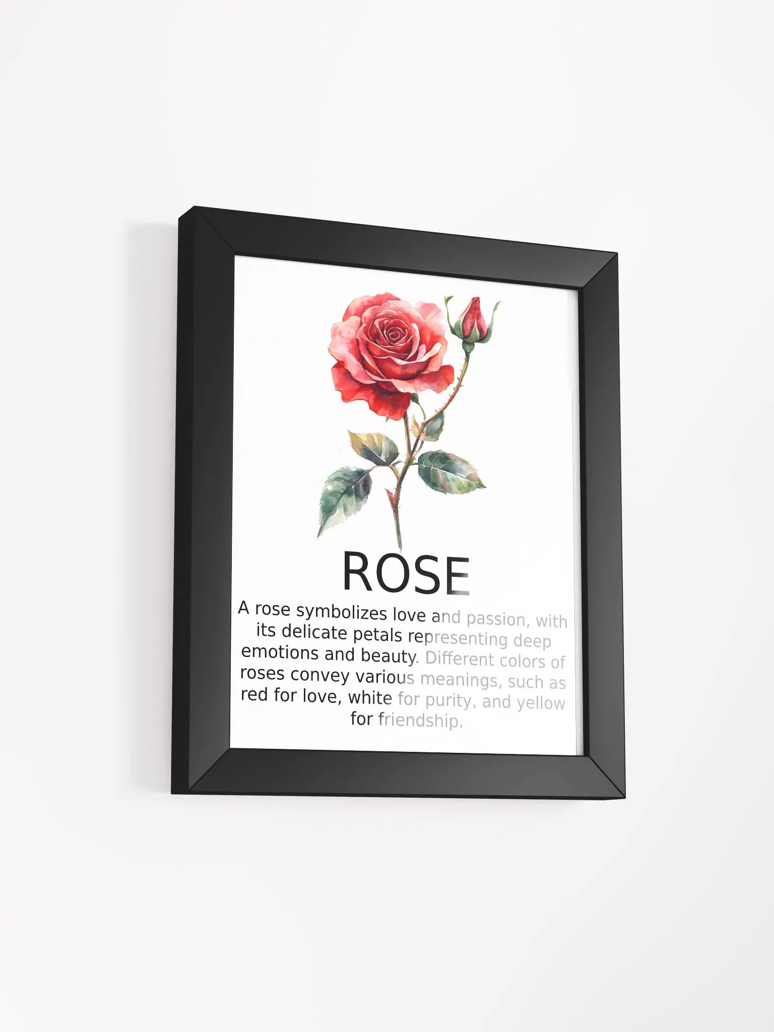 Passionate Petals Framed Poster product image (2)