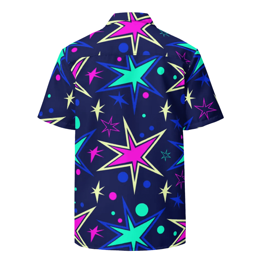 Stranger Stars Short Sleeve Hawaiian Button up product image (2)