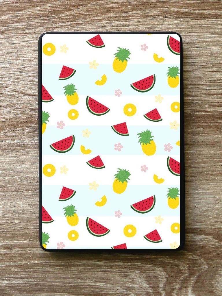 Pineapple Watermelon Pattern Digital Insert for Clear Kindle Cover product image (2)
