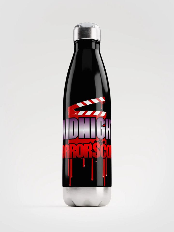 Midnight HorrorScope Bloody Clapperboard Stainless Water Bottle product image (1)