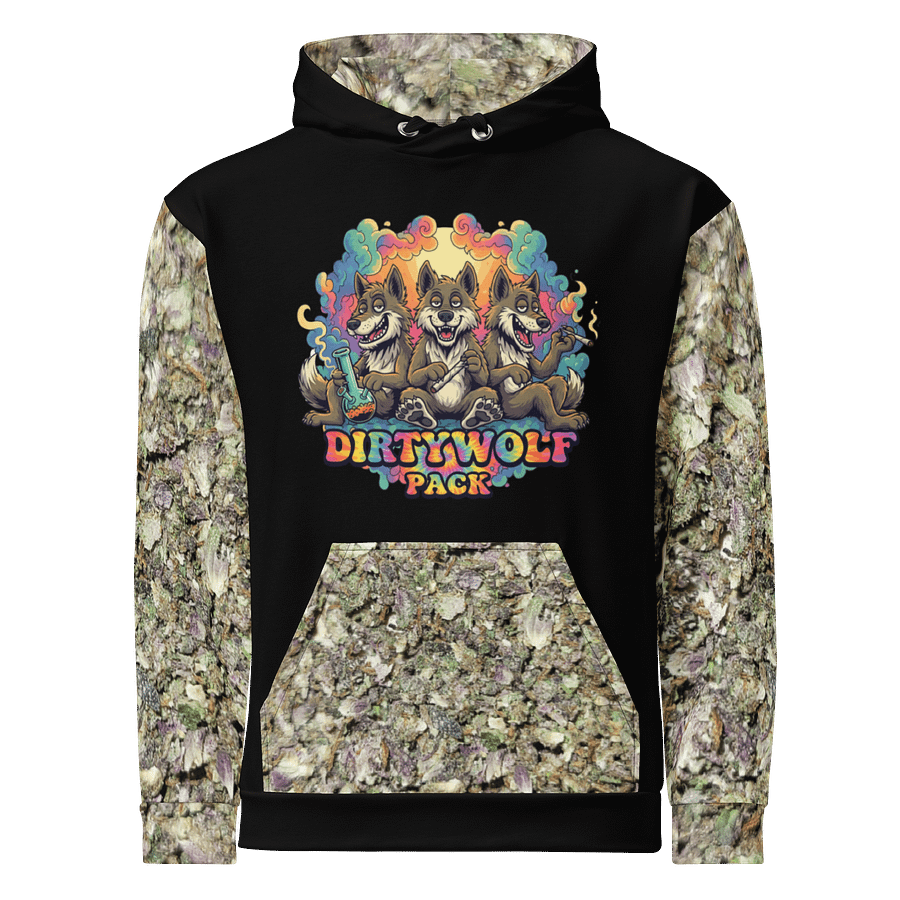 Flower Wolf Pack Dope Unisex Hoodie product image (1)