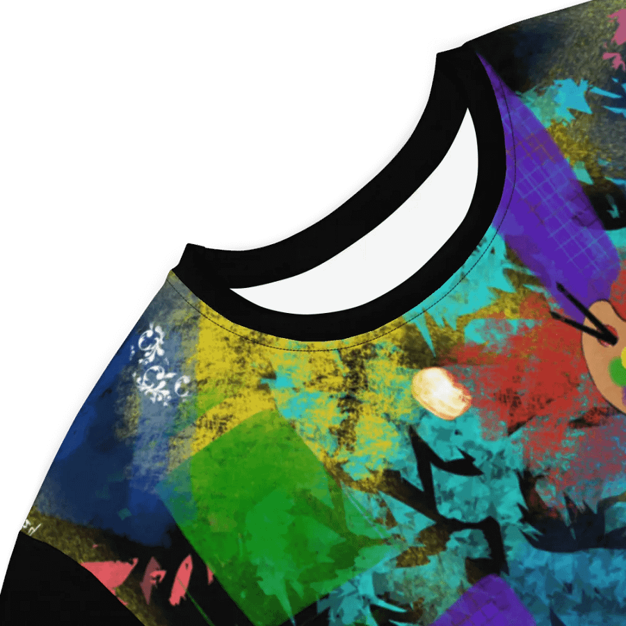 AbstractWear #2 T-Shirt Dress/Night-Flower product image (3)