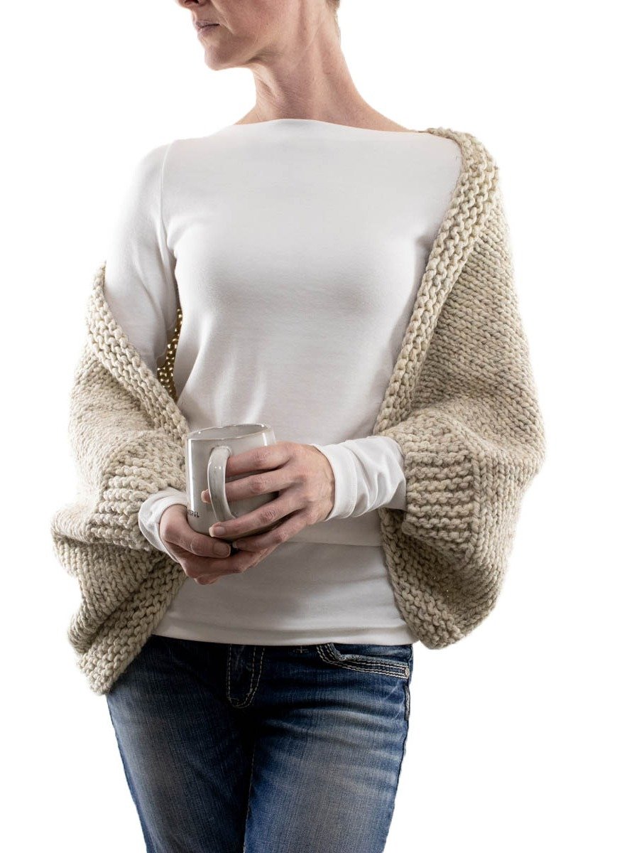 Knit Cropped Shrug Sweater - Wanderlust product image (1)