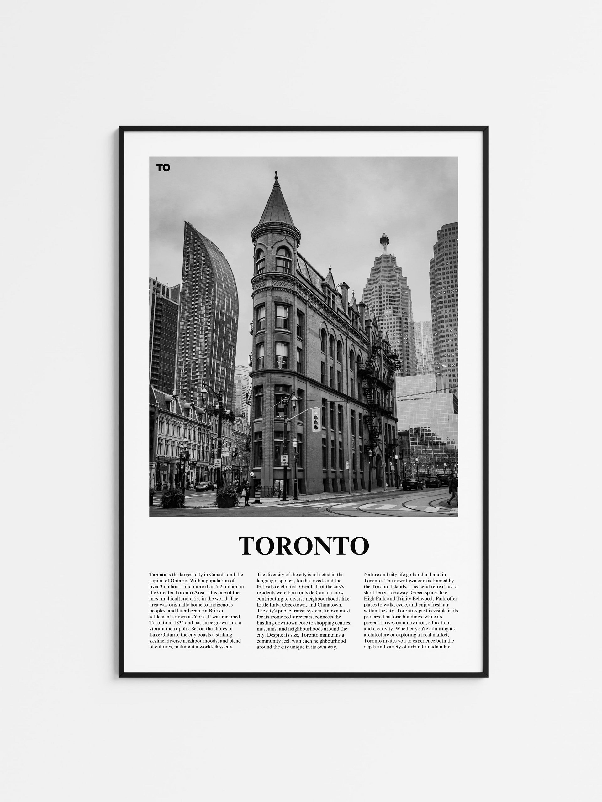 Toronto 05 Newspaper Poster | Framed product image (16)