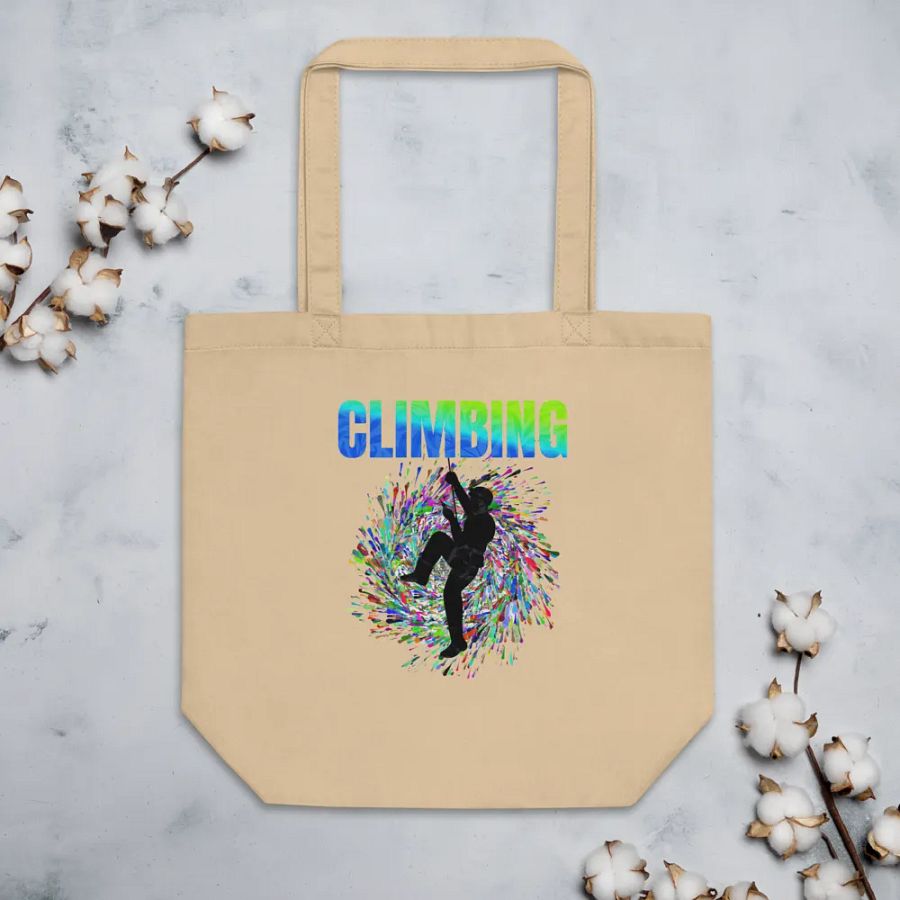 Climbing Swirl Male Spiral Ascent Eco Tote Bag product image (3)