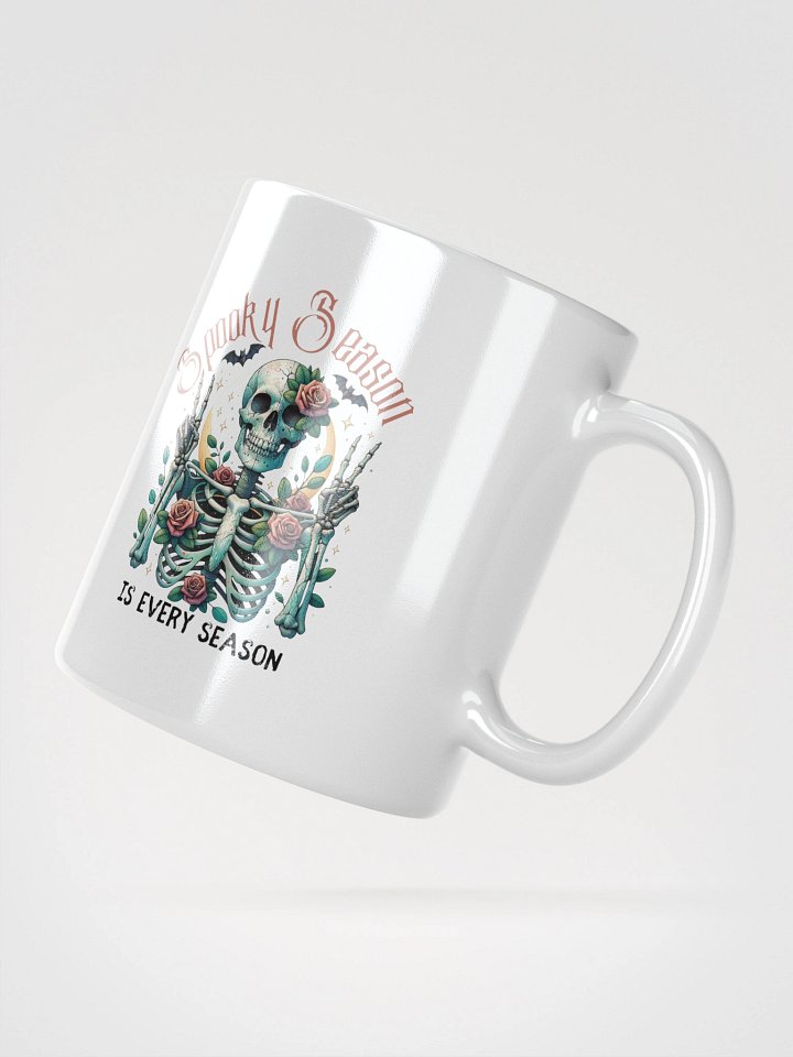 Skeleton Spooky Every Season Glossy Mug product image (5)