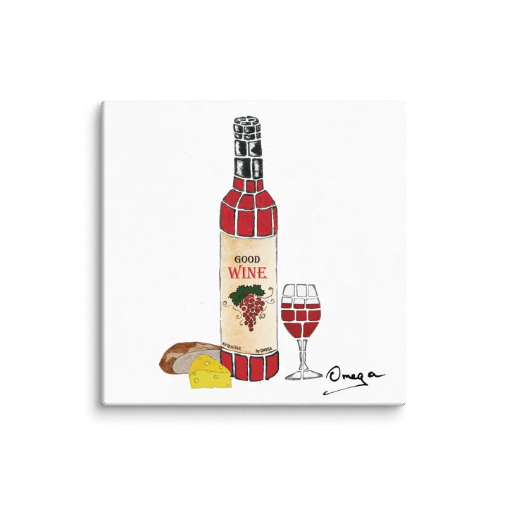 Good Wine - Afro Wine By Omega | Original Hand Painted | Canvas (in) | The Omega Collection product image (13)