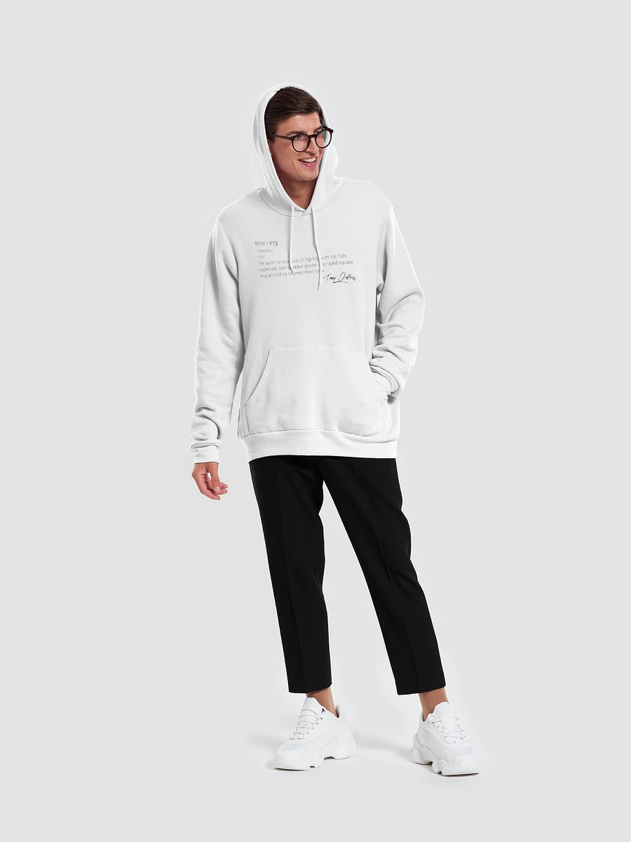 Boxing Definition Hoodie - White product image (6)