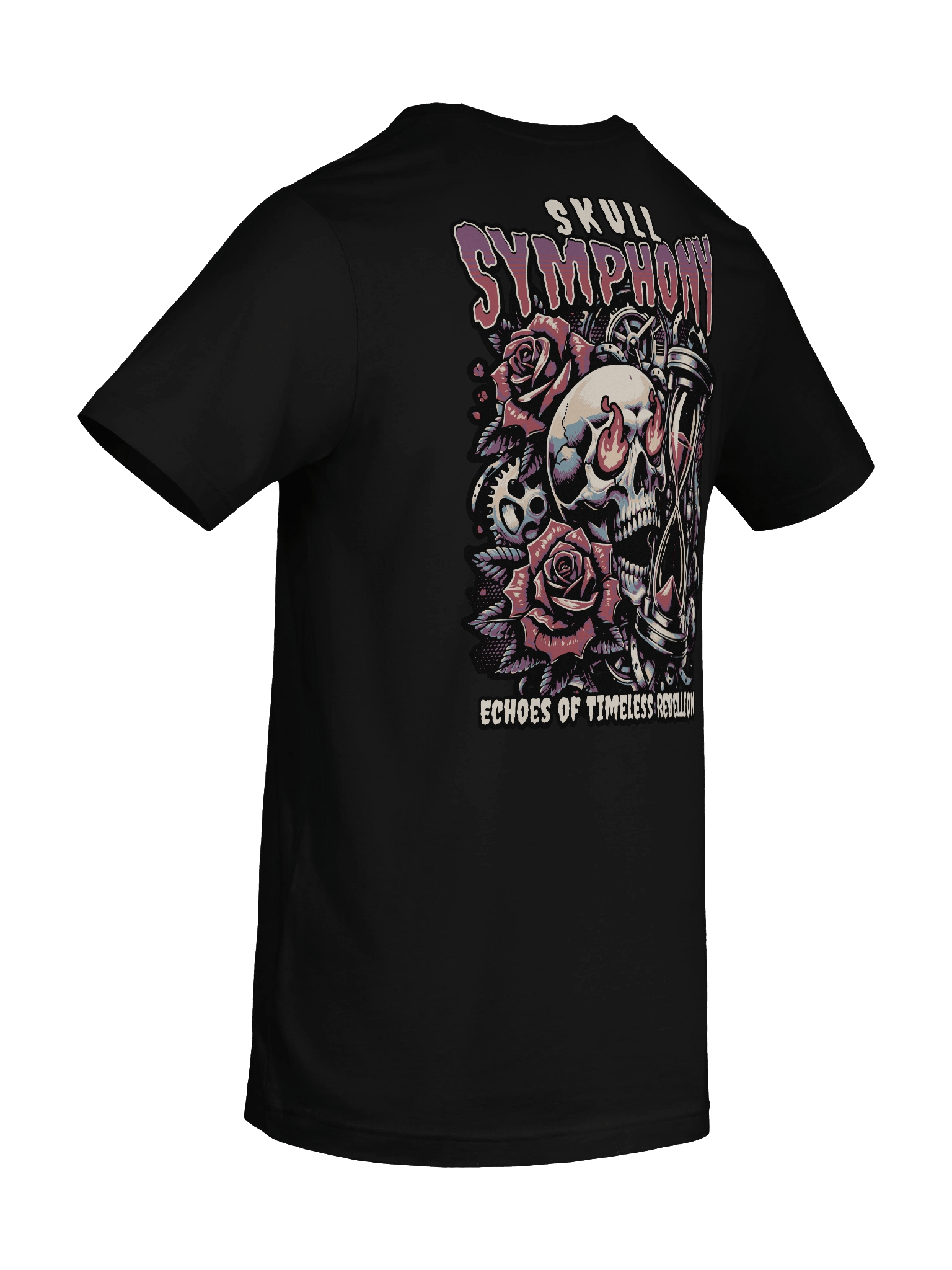 Comfortable and Stylish: The Skull Symphony Graphic Tee product image (10)