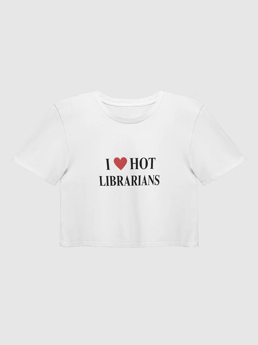 I HEART HOT LIBRARIANS CROP product image (1)