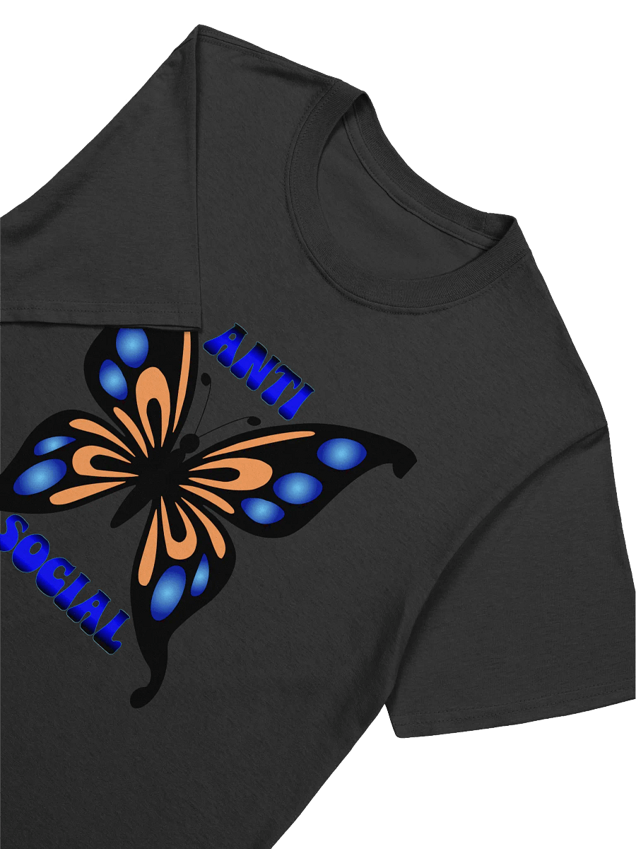 Anti-Social Butterfly T-Shirt – Unisex Introvert Humor Tee product image (2)