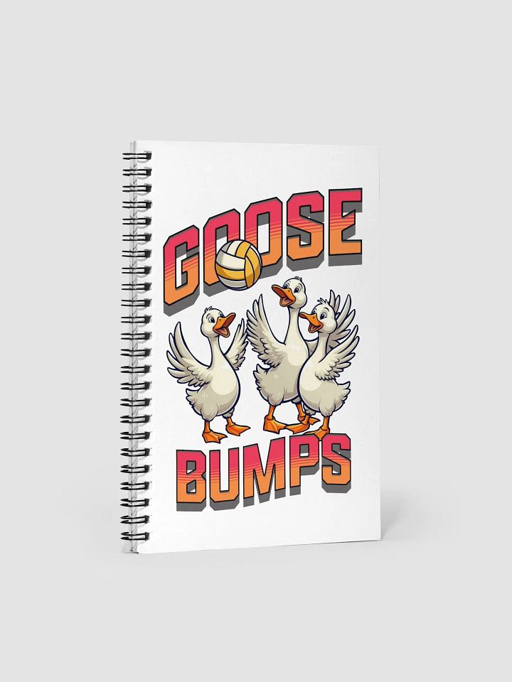 Goose Bumps Volleyball Notebook product image (1)