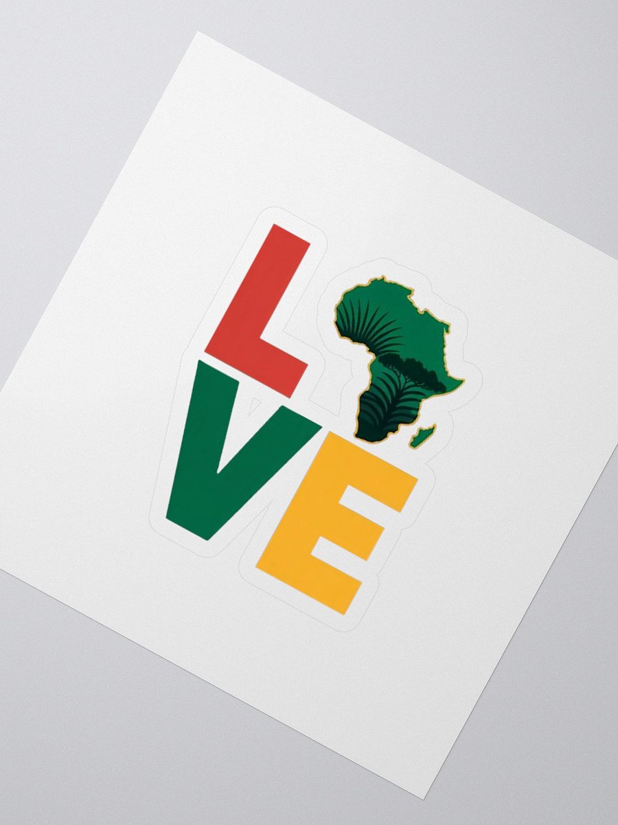 African Love Map of Africa Sticker product image (2)