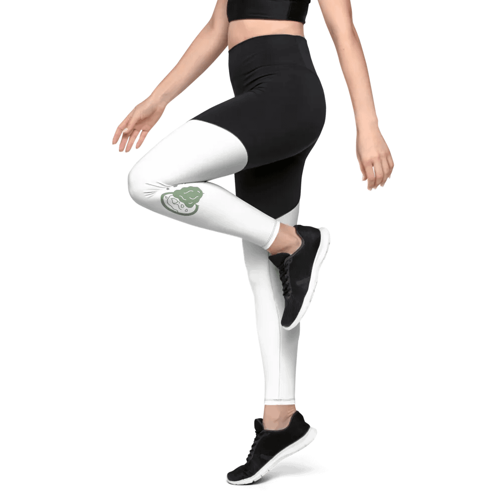 Self Love Leggings - Black and White product image (1)