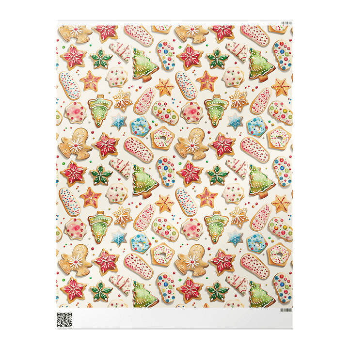 Cookie Sprinkles Christmas Wrapping Paper product image (2)