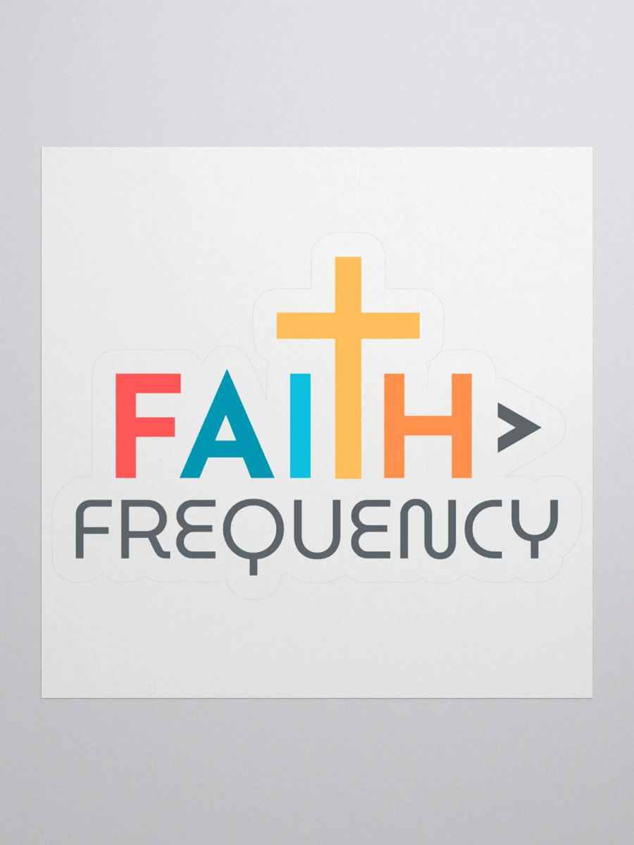 Faith Over Frequency Sticker product image (1)